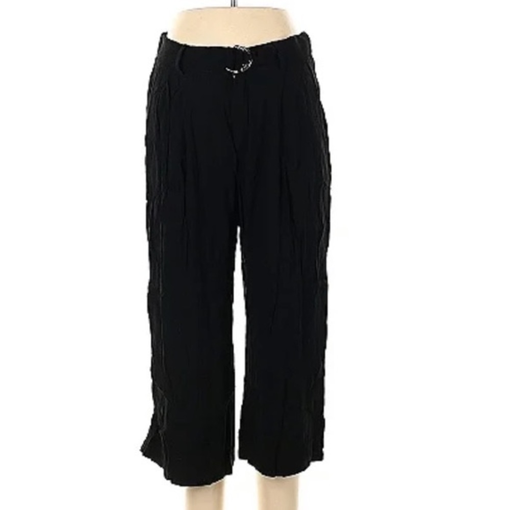 HARLOWE & GRAHAM Black Casual Mid-Rise Pants Size XS - Picture 3 of 9